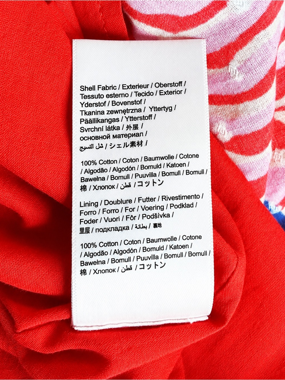 NWT Farm Rio Striped Fishes Red Midi Dress - Picture 7 of 7